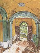 Vincent Van Gogh The Entrance Hall of Saint-Paul Hospital (nn04) oil painting reproduction
